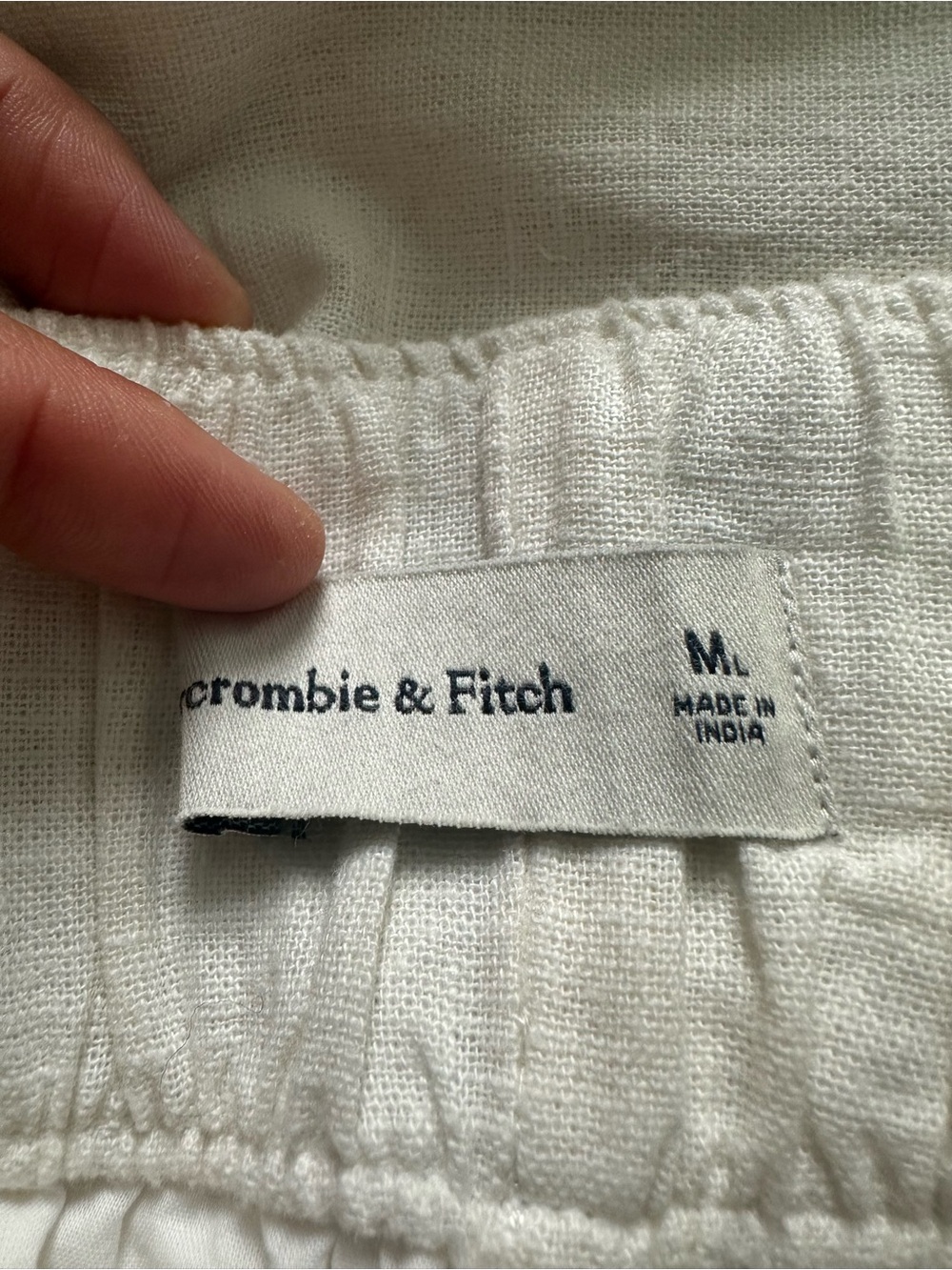 Abercrombie & Fitch Linen-Blend Pants - Picture 3 of 4